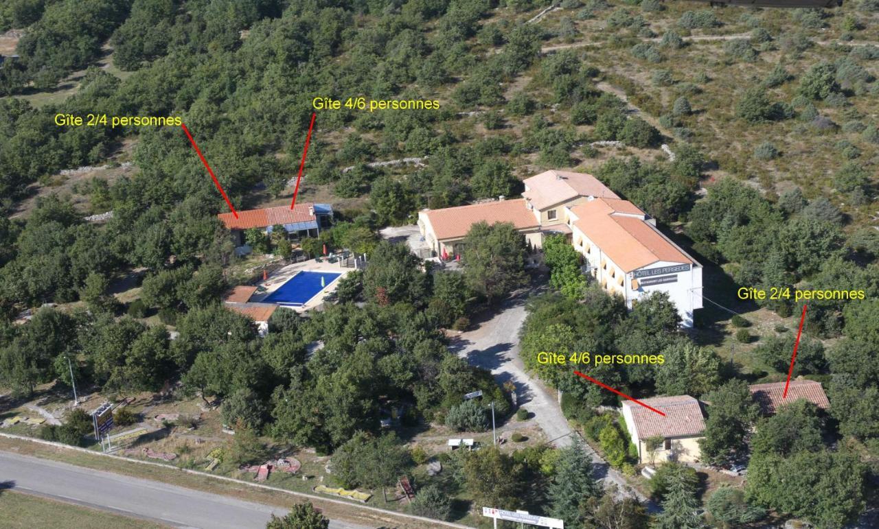 Hotel Les Persedes Lavilledieu  Dış mekan fotoğraf